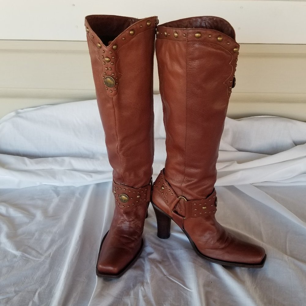 Gorgeous Soft Leather High Heel Boots by Antonio Melani